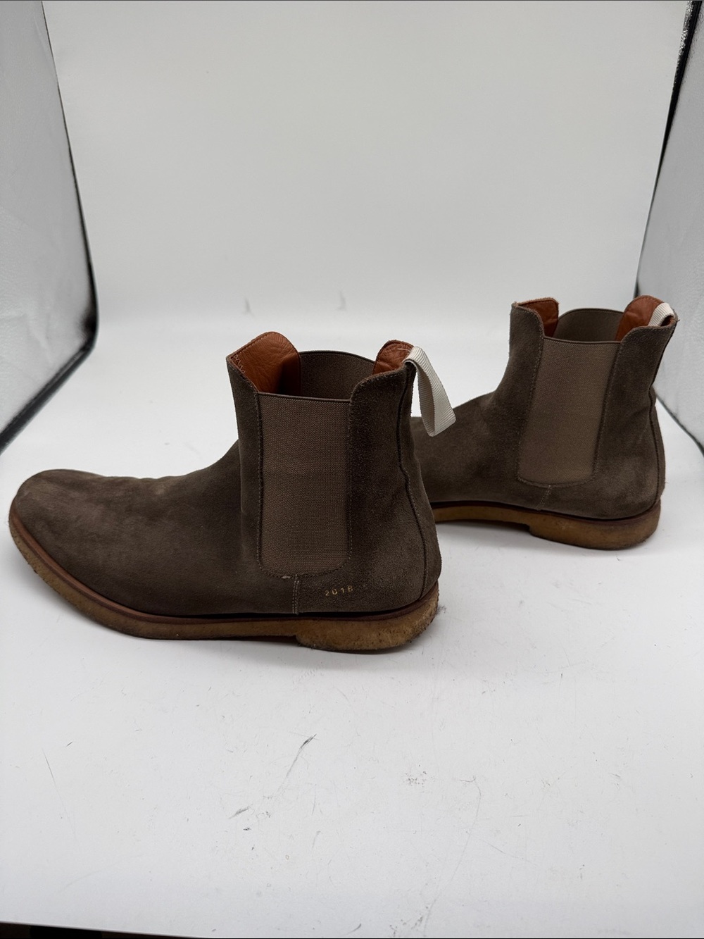 Common Projects Men's Brown Suede Chukka Boots